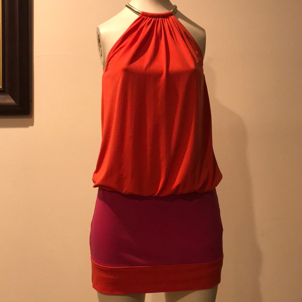 laundry by shelli segal halter dress